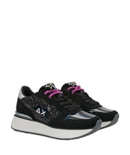 SUN68 BIG STARGIRL GLITTER Turnschuhe Schwarz - Damenschuhe - 1