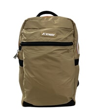 KWAY MID LAON Wasserabweisender Nylon-Rucksack beige khaki - Rucks&auml;cke f&uuml;r Schule &amp; Freizeit - 1