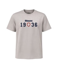 BLAUER CHAMBERLAIN Baumwoll-T-Shirt nebliges Grau - Herren-T-Shirts - 1