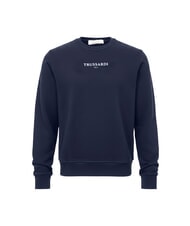 TRUSSARDI JERSEY Baumwoll-Sweatshirt Marineblau - Sweatshirts Herren - 1