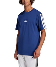 ADIDAS 3 STRIPES Baumwoll-T-Shirt Blau - Herren-T-Shirts - 1