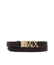 ARMANI EXCHANGE CINTURA Wendbarer Lederg&uuml;rtel - G&uuml;rtel