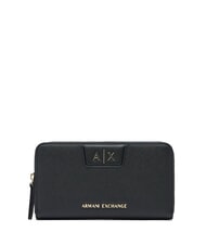 ARMANI EXCHANGE ISABEL Rei&szlig;verschluss-Geldb&ouml;rse Schwarz - Brieftaschen Damen - 1