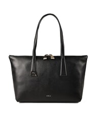 FURLA OLIVIA Leder-Einkaufstasche Schwarz - Damentaschen - 1