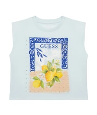 GUESS KID Baumwoll-Tanktop - Kinder-T-Shirt