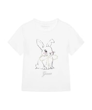 GUESS KID M&auml;dchen-Baumwoll-T-Shirt purwei&szlig; - Kinder-T-Shirt - 1