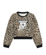 GUESS KID M&auml;dchen-Baumwoll-Sweatshirt Wildleopard - Sweatshirts Kinder - 1