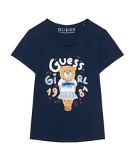 GUESS KID Baumwoll-T-Shirt geheimes Blau - Kinder-T-Shirt - 1