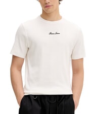 GUESS JEANS RIBBED Baumwoll-T-Shirt - Herren-T-Shirts