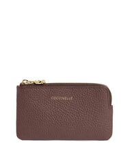 COCCINELLE C-ME SOFTY  Schl&uuml;sseletui/Geldb&ouml;rse aus Leder Beere - Brieftaschen Damen - 1