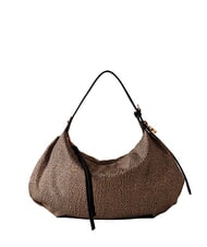 BORBONESE PRIVE Schultertasche mit Schultergurt OP / NATUR / SCHWARZ - Damentaschen - 1