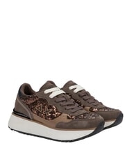 SUN68 BIG ALLY SEQUIN Turnschuhe Braun - Damenschuhe - 1