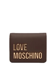 LOVE MOSCHINO BOLD LOVE Kompakte Geldb&ouml;rse mit Rei&szlig;verschluss Dreck - Brieftaschen Damen - 1