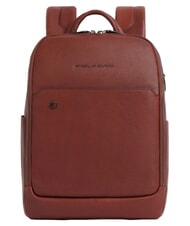 PIQUADRO BLACK SQUARE 13-Zoll-Laptop-Rucksack aus Leder LEDER - PC-Rucks&auml;cke - 1