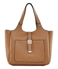 GAUD&Igrave; LYNN PLAIN Einkaufstasche mit Vordertasche Sand - Damentaschen - 1