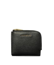 COCCINELLE METALLIC SOFT Mini-Geldb&ouml;rse aus Leder Schwarz - Brieftaschen Damen - 1