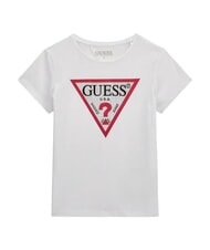 GUESS KIDS Kurzarm-T-Shirt mit Strasssteinen - Kinder-T-Shirt