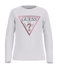 GUESS KIDS Langarmshirt mit Metallic-Streifen - Kinder-T-Shirt