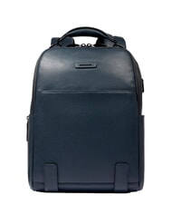 PIQUADRO MODUS SPECIALE 14-Zoll-Laptop-Rucksack aus Leder Blau - PC-Rucks&auml;cke - 1