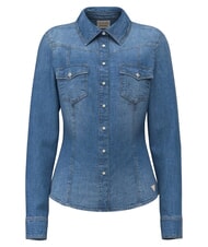 GUESS VELVET Jeanshemd, lang&auml;rmelig Liberty City Washington - Damenblusen - 1