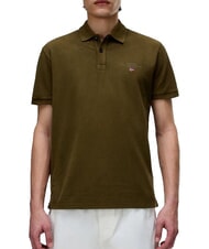 NAPAPIJRI ELBAS 4 Kurz&auml;rmliges Poloshirt aus Baumwolle Dunkelolivgr&uuml;n - Herren-Polo-Shirts/Herren-Polo-Shirt/Herrenpoloshirt/Herrenpoloshirts - 1