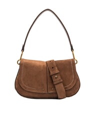 GIANNI CHIARINI HELENA ROUND Schultertasche aus Leder Cognac - Damentaschen - 1