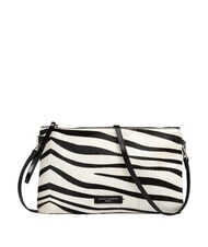 GIANNI CHIARINI HERMY Clutch-Tasche aus Ponyfell schwarz-wei&szlig;es Zebra - Damentaschen - 1