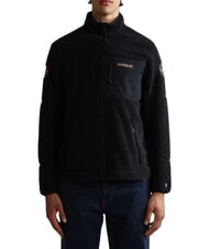 NAPAPIJRI YUPIK FZ 3 Fleecejacke mit Rei&szlig;verschluss und Logo schwarz 041 - Sweatshirts Herren - 1