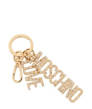 LOVE MOSCHINO LOGO Schl&uuml;sselanh&auml;nger mit Schmuckapplikationen Gold - Schl&uuml;sselanh&auml;nger und Schl&uuml;sseletuis - 1