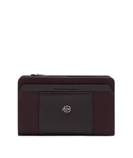 PIQUADRO LYRA Ledergeldb&ouml;rse Burgunder 2 - Brieftaschen Damen - 1