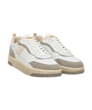 NAPAPIJRI S5DUST01 Ledersneakers wei&szlig;/beige - Herrenschuhe - 1