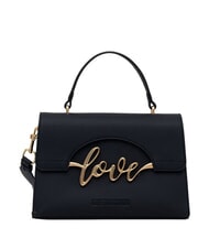 LOVE MOSCHINO ITALICS LOVE Handtasche mit Schulterriemen Schwarz - Damentaschen - 1
