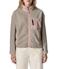 PATAGONIA SYNCH Jacke aus recyceltem Fleece Haferflockenheide mit rosa Frost - Damenjacken - 1