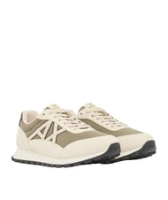 ARMANI EXCHANGE DROP MICROSUEDE Sneaker mit kontrastierendem Logo - Herrenschuhe