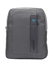 PIQUADRO P16 Tasche aus gemischtem Leder, iPad-Halterung blauer Chevron - Umh&auml;ngetaschen Herren - 1