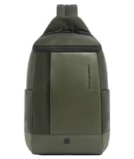 PIQUADRO W145 Ein-Schulter-Rucksack mit 11-Zoll-iPad-Halterung GR&Uuml;N - Rucks&auml;cke f&uuml;r Schule &amp; Freizeit - 1