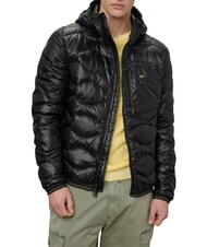 BLAUER WAVE Kurze Steppdaunenjacke Schwarz - Daunenjacken f&uuml;r Herren - 1
