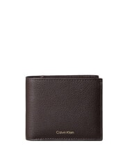 CALVIN KLEIN PREMIUM LEATHER Ledergeldb&ouml;rse ck dunkelbraun - Brieftaschen Herren - 1