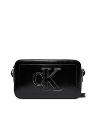 CALVIN KLEIN BOLD CK Mini-Schultertasche auf Schwarz - Damentaschen - 1