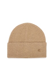 CALVIN KLEIN CK METAL Hut mit Umschlag b2299 beige heather bros - M&uuml;tzen/H&uuml;te - 1