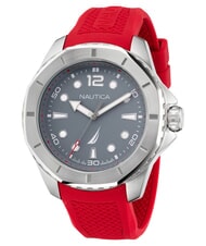NAUTICA KOH MAY BAY Quarzuhr grau und rot - Uhren - 1