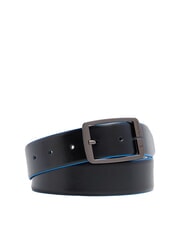 PIQUADRO BLUE SQUARE Doppelseitiger Lederg&uuml;rtel schwarz/dunkelbraun - G&uuml;rtel - 1