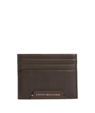TOMMY HILFIGER TH CORP Leder-Kartenhalter Braun - Brieftaschen Herren - 1