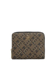 TOMMY HILFIGER TH ICON Damengeldb&ouml;rse Schwarzmischung - Brieftaschen Damen - 1