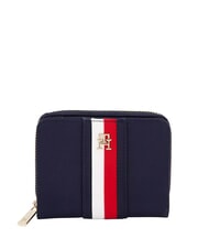 TOMMY HILFIGER TH ICON Geldb&ouml;rse aus recyceltem Nylon Raum blau - Brieftaschen Damen - 1