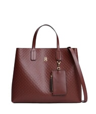 TOMMY HILFIGER TH ICON Handtasche mit Schulterriemen Ochsenblut - Damentaschen - 1
