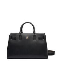 TOMMY HILFIGER TH JOY Handtasche mit Schulterriemen Schwarz - Damentaschen - 1