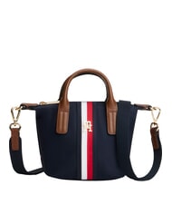 TOMMY HILFIGER POPETTE Kleine Einkaufstasche mit Schultergurt Raum blau - Damentaschen - 1