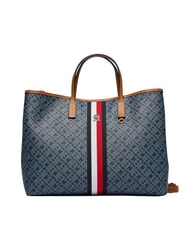 TOMMY HILFIGER TH MONOPLAY Handtasche mit Schulterriemen Raum blau - Damentaschen - 1