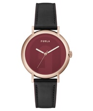 FURLA EASY SHAPE Modeuhr Schwarz Rot - Uhren - 1